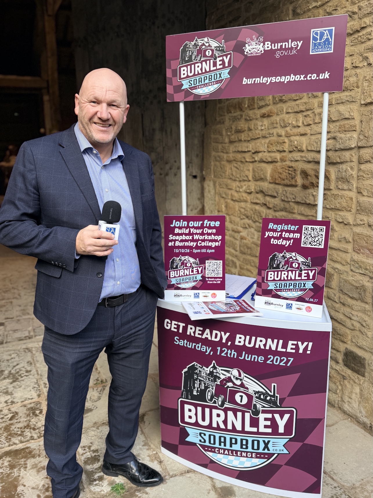 NEIL BURROWS OF BURNLEY COLLEGE IS HOSTING A BUILD YOUR OWN SOAPBOX WORKSHOP press