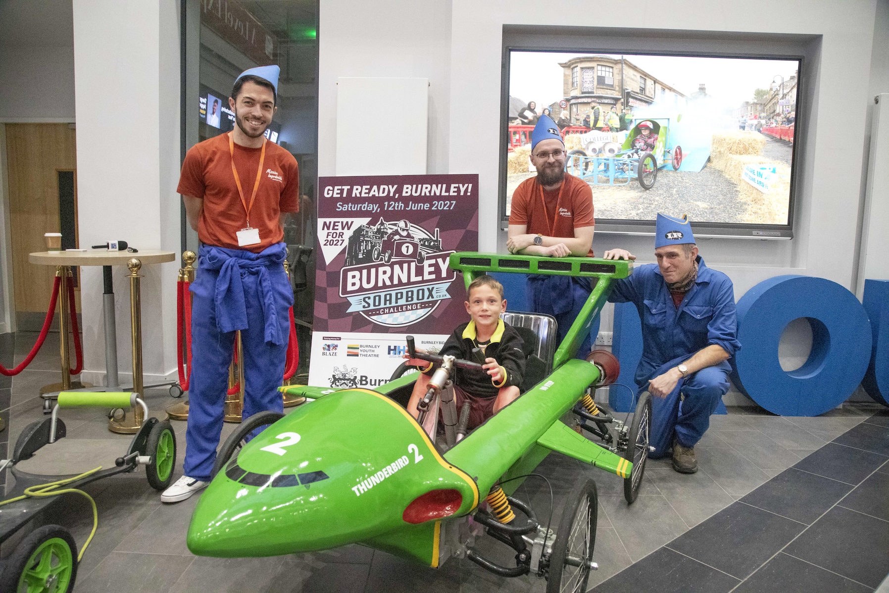 THE MISSION IMPROBABLE TEAM WERE ON HAND TO SHARE THEIR EXPERTISE WITH 7 YEAR OLD CHARLIE BALDWIN